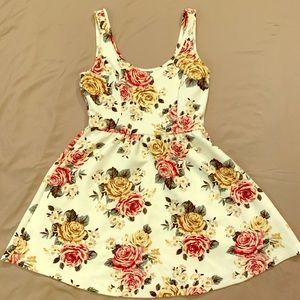Forever 21 Rose floral Dress